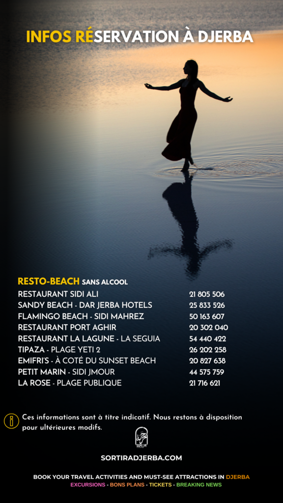 Infos Réservations in Djerba Summer 2025