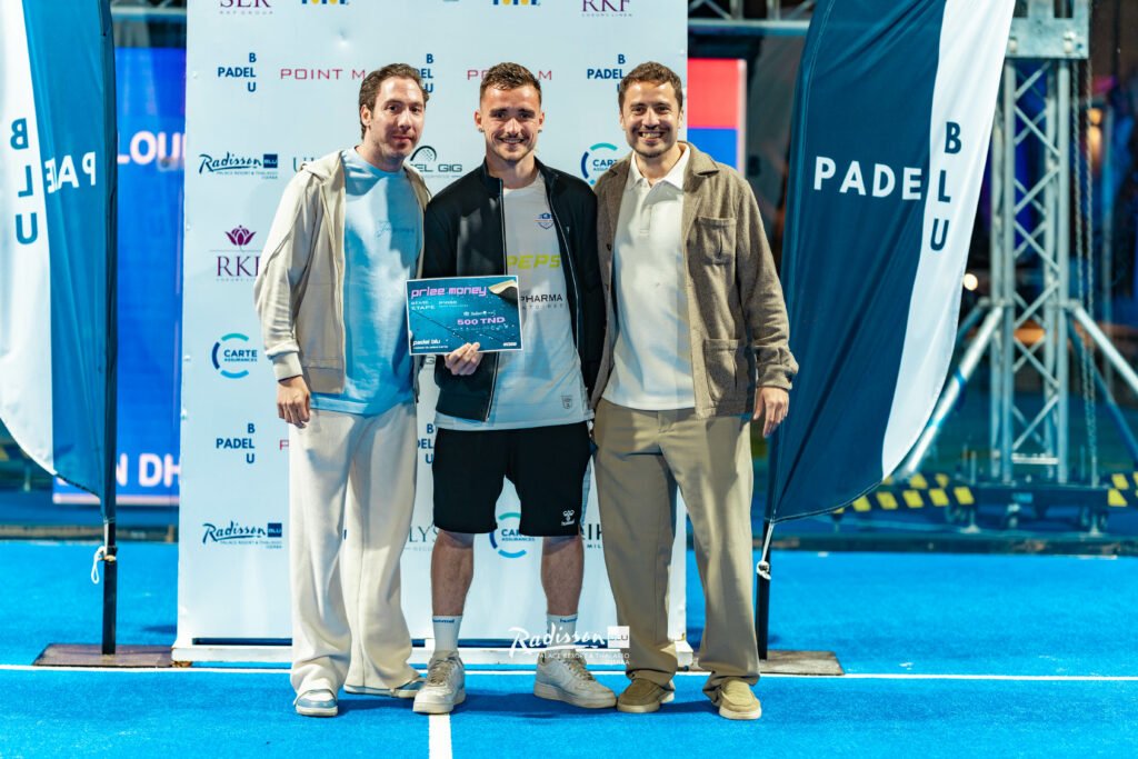 Padel Blu - Djerba : Mehdi Elloumi et Javier Redondo remportent la 8ᵉ étape du circuit national
