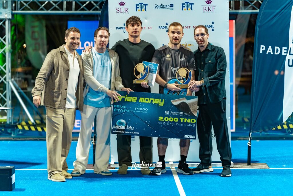 elloumi-Redondo dominent Ben Dhiaf-Freixas en finale P1000. La 8ᵉ étape du circuit national se conclut en beauté à Djerba